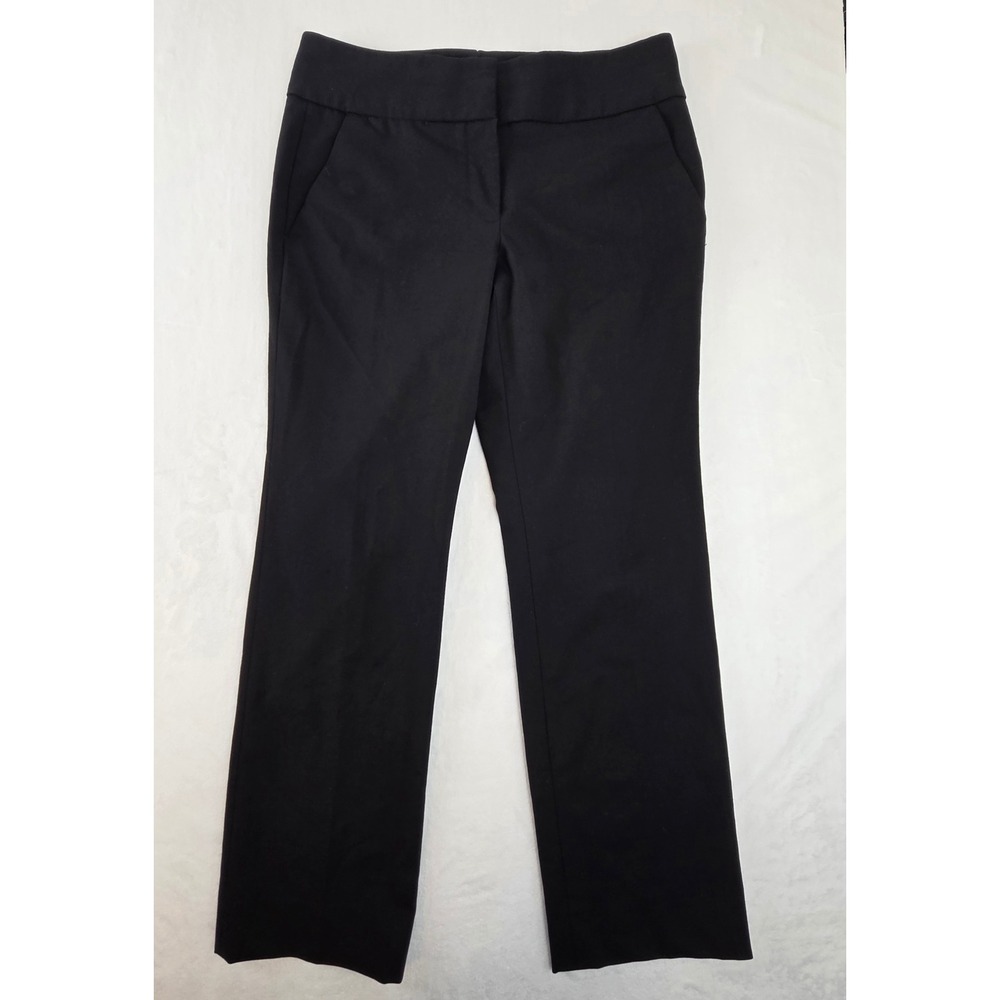 Fourmy by Cintas‎ Women's Black Straight Leg Wool Blend Dress Pants Size 29